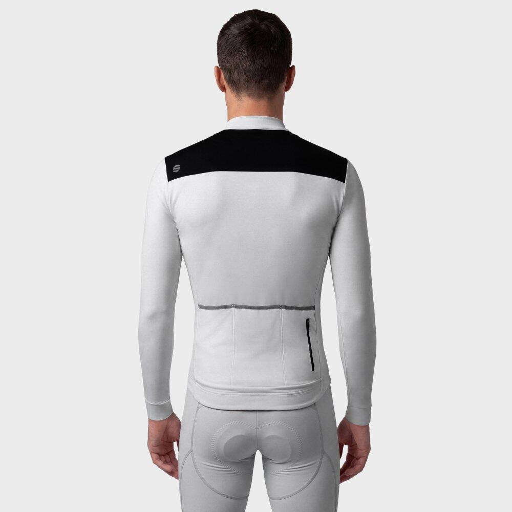 Maillot ciclismo térmico hombre SRX M4 Poggio Gris 6/7