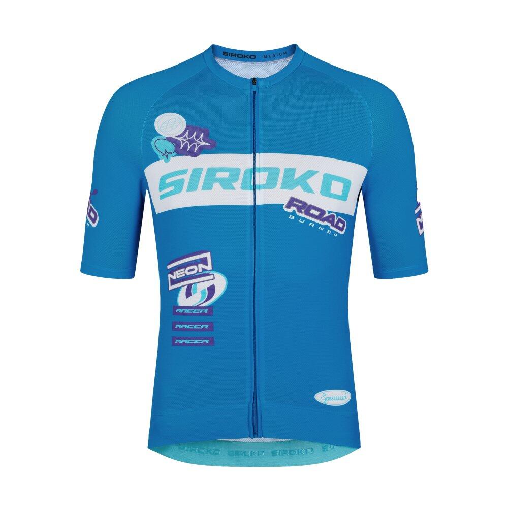 Maillot vélo mesh manches courtes homme Cyclisme M8 NRC Blue Bleu 6/7