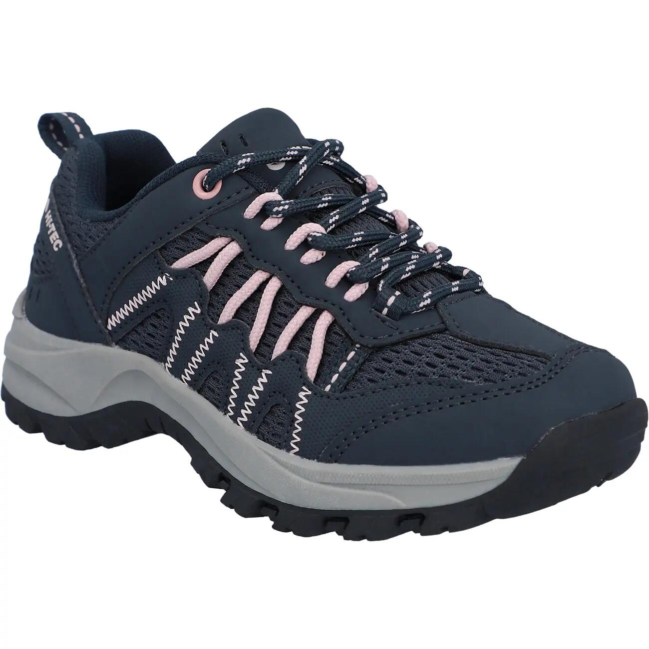 HI-TEC Hi-Tec Wandelschoen Jaguar JRG - Meisjes - Donker Blauw  BLAUW/ROOS 31 6/7