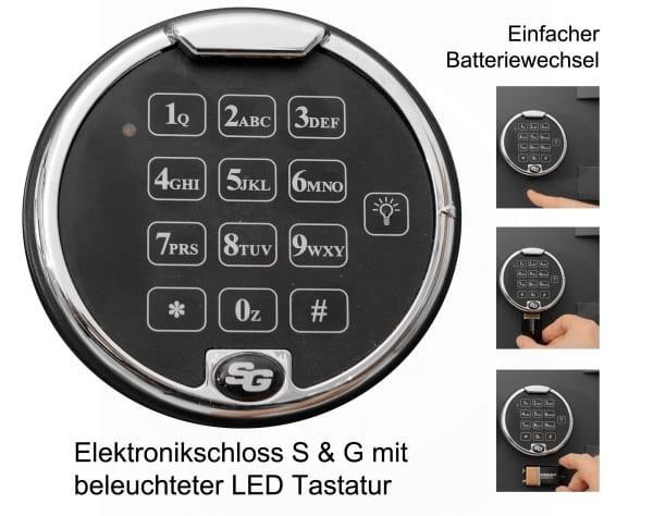 Format Cazador Waffenkast Zwart Elektronisch Slot 4/4