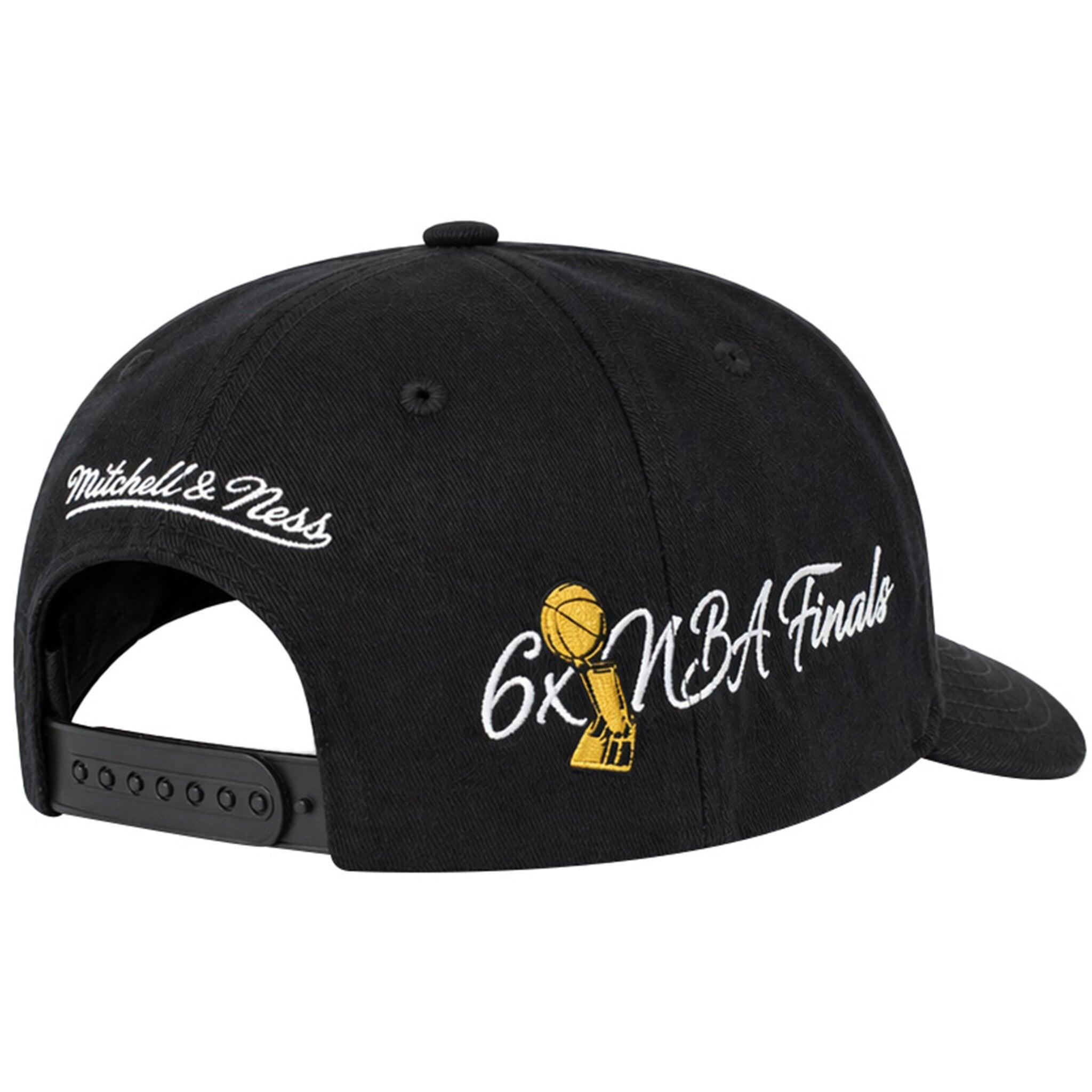 Mitchell & Ness NBA Chicago Bulls Champ Wrap Pro Black Cap | Decathlon