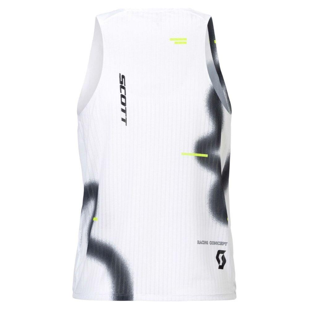 Camiseta tirantes RC Run hombre White/ Black running Hombre Negro SCOTT 2/2
