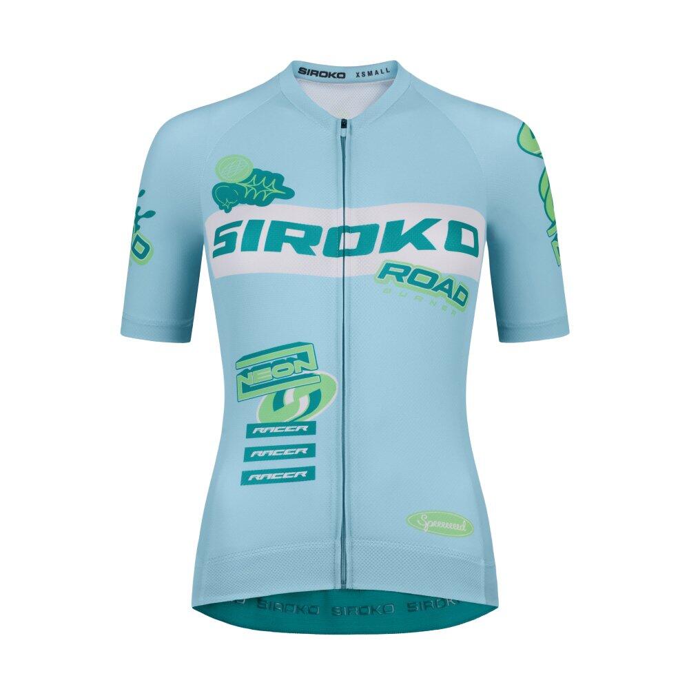 Maillot vélo mesh manches courtes femme Cyclisme M8-W NRC Blue Bleu 6/7