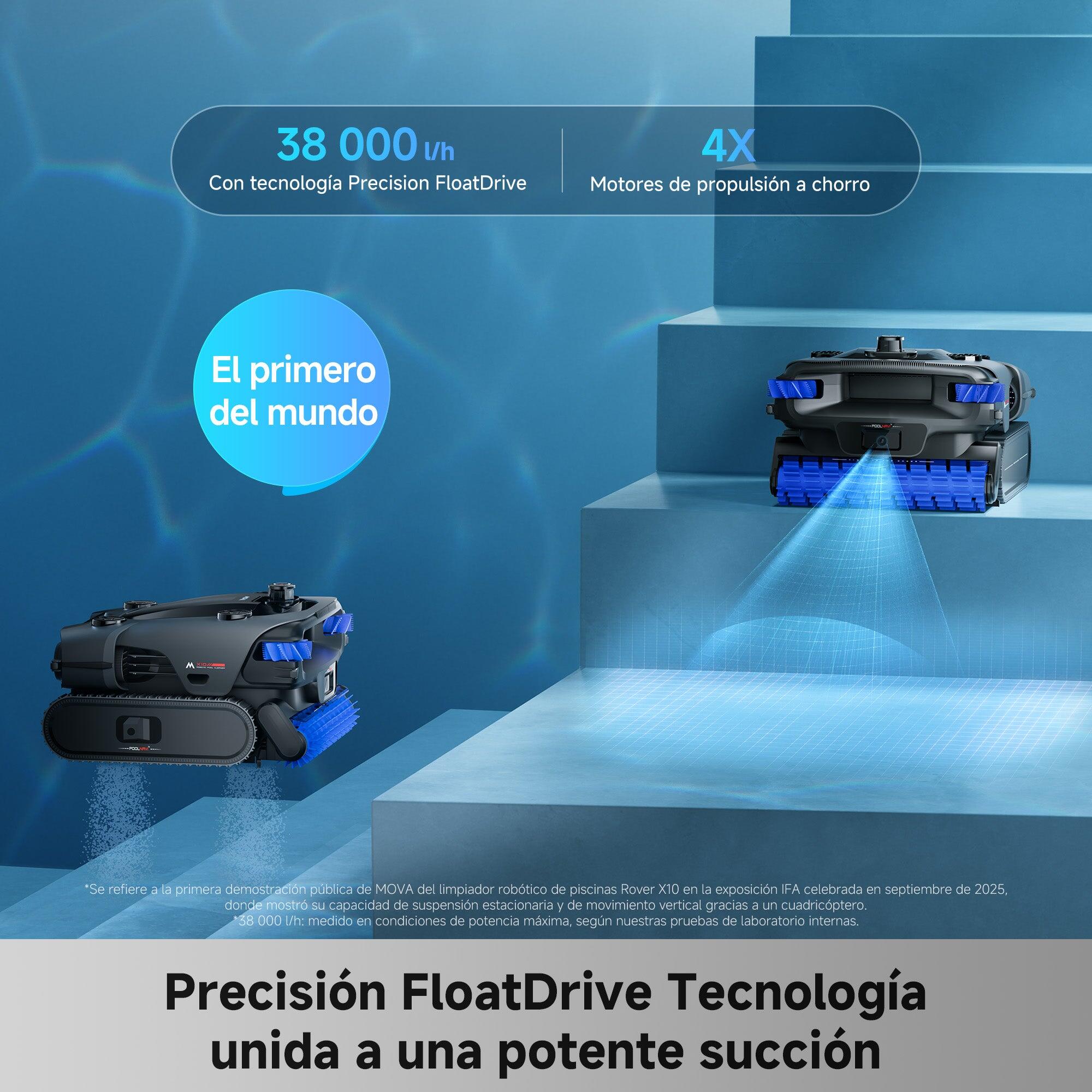 Mova - Rover X10 Robot Limpiafondos de piscina de batería sin cable 3/7