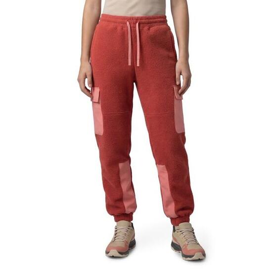 Pantalon cargo polaire randonnée femme Arches-W Brick Rouge