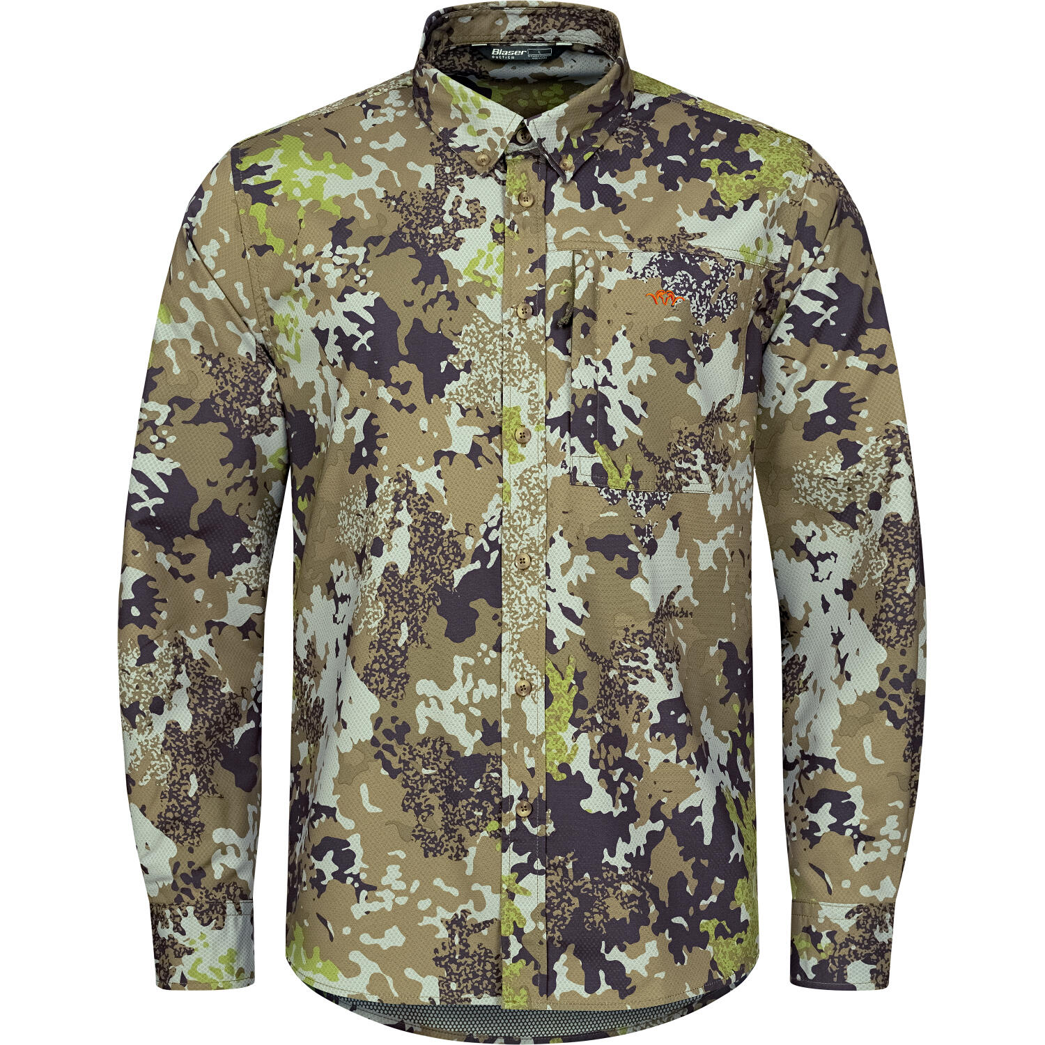 Blaser AirFlow Hemd Herren (Huntec Camouflage) Größe S 1/5