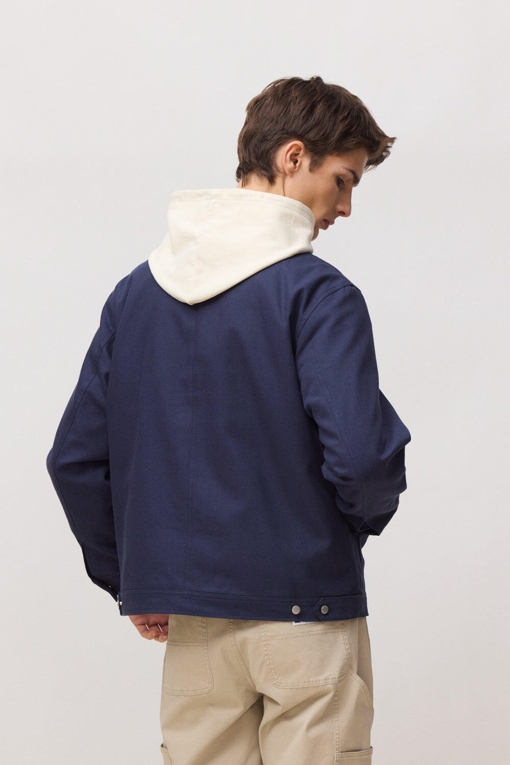 Chaqueta Hayden Azul Marino de 100% Algodón 2/4