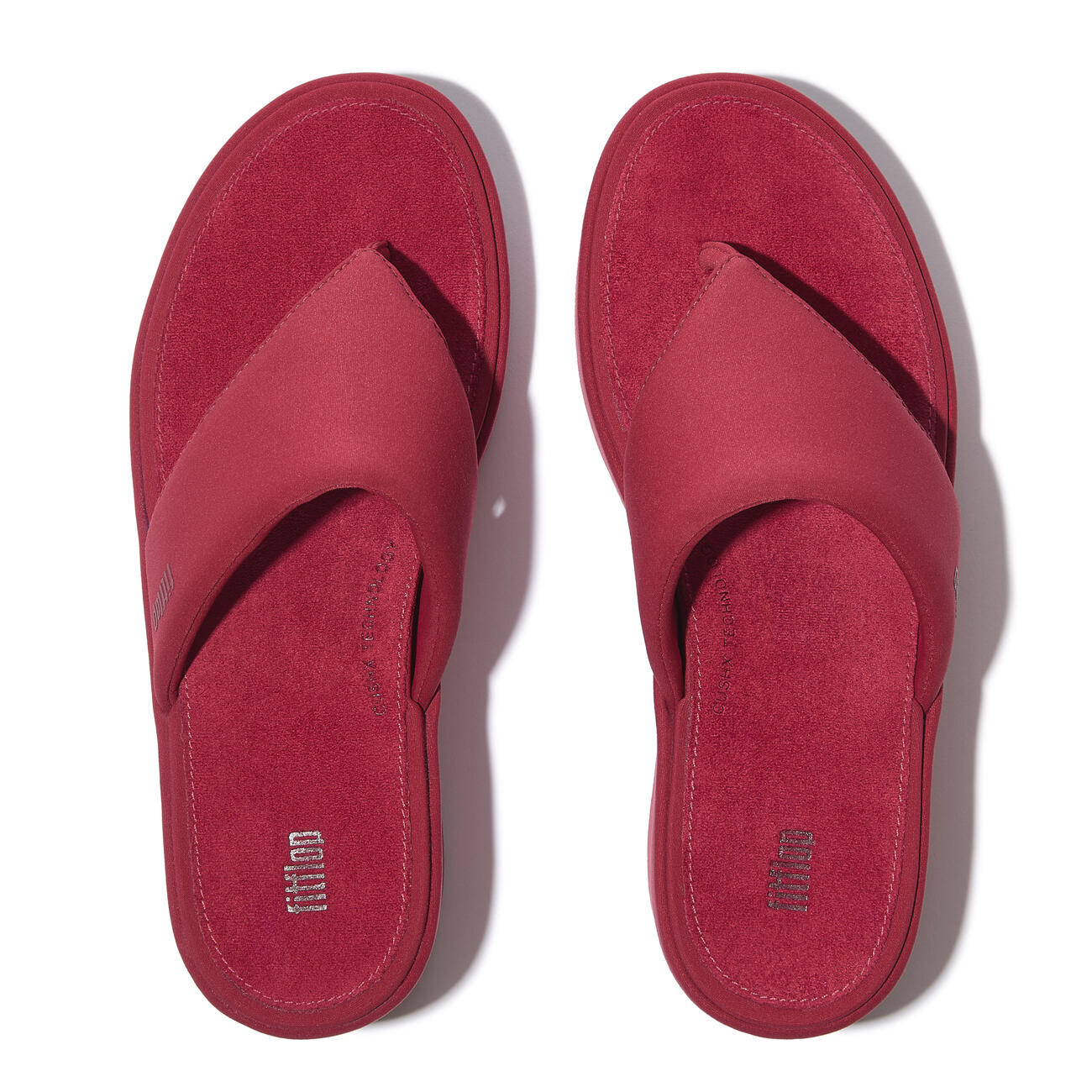 FITFLOP FitFlop Platfforms Wedge Toe-Post Sandals  ROOD 42 5/7