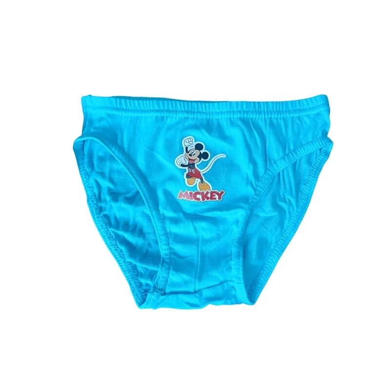 Set 3 perechi chiloți băieți, multicolor, 100% bumbac, Happy, Mickey Mouse