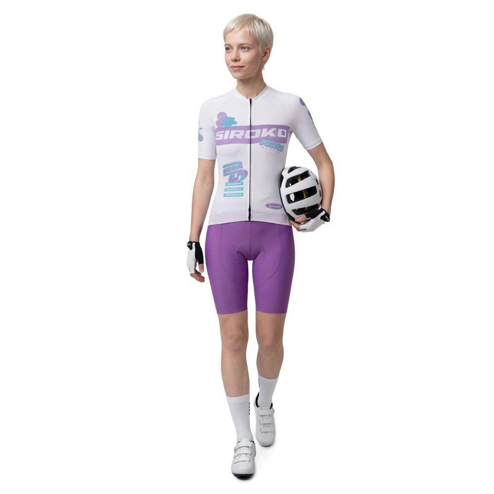 Maillot vélo mesh manches courtes femme Cyclisme M8-W NRC White Blanc 3/7