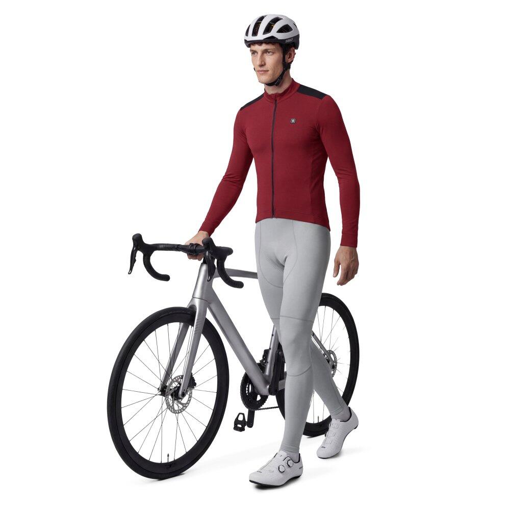 Maillot ciclismo térmico hombre SRX M4 Grupetto Rojo 3/7