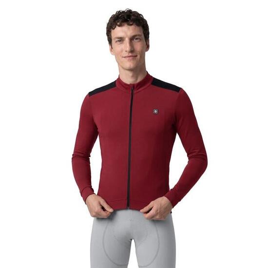 Maillot vélo thermique homme Cyclisme SRX M4 Grupetto Rouge
