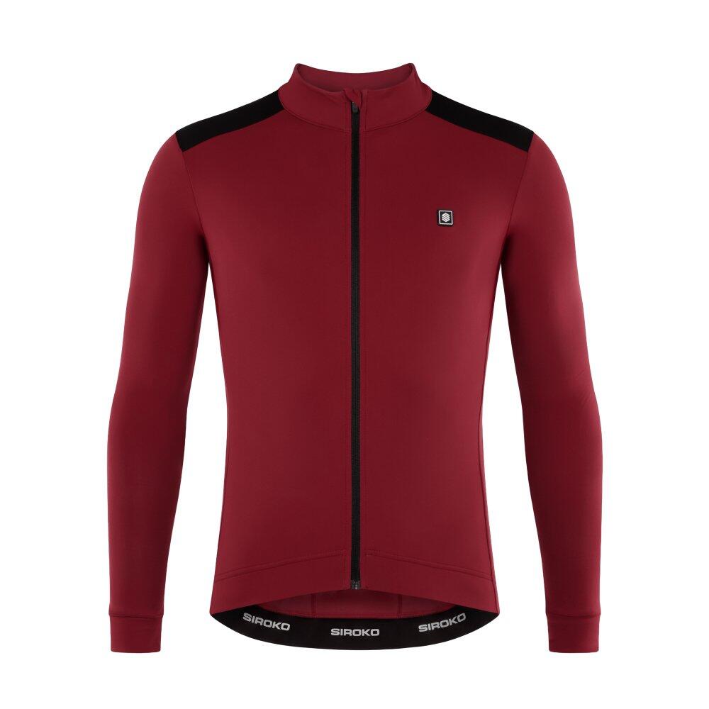 Maillot ciclismo térmico hombre SRX M4 Grupetto Rojo 6/7