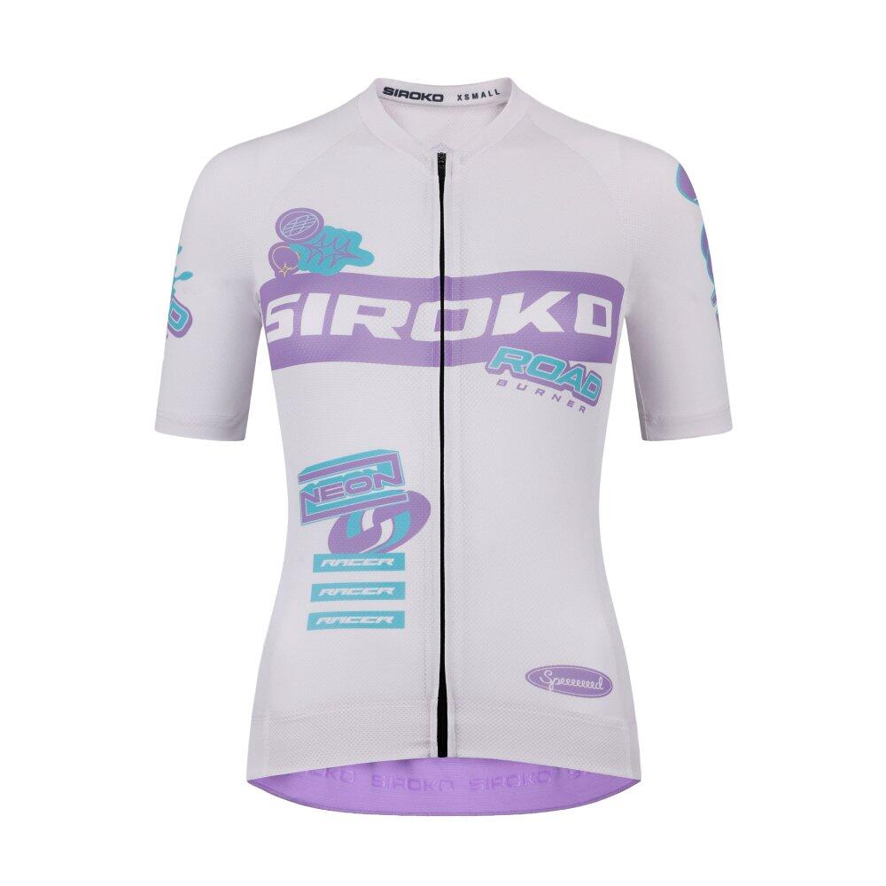 Maillot vélo mesh manches courtes femme Cyclisme M8-W NRC White Blanc 6/7