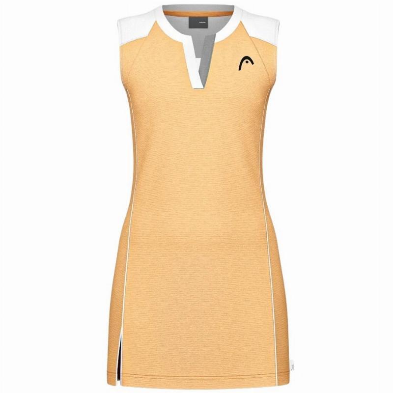 Vestido Head Play Tech Amarillo 4/5