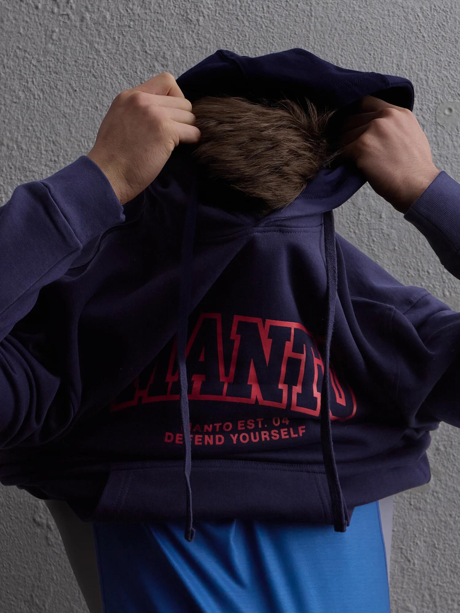 MANTO bluza z kapturem VARSITY 26 granatowa 2/6
