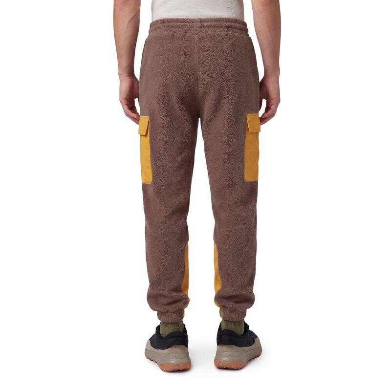 Pantaloni cargo din fleece pentru drumeții, pentru bărbați Arches Brown Maro