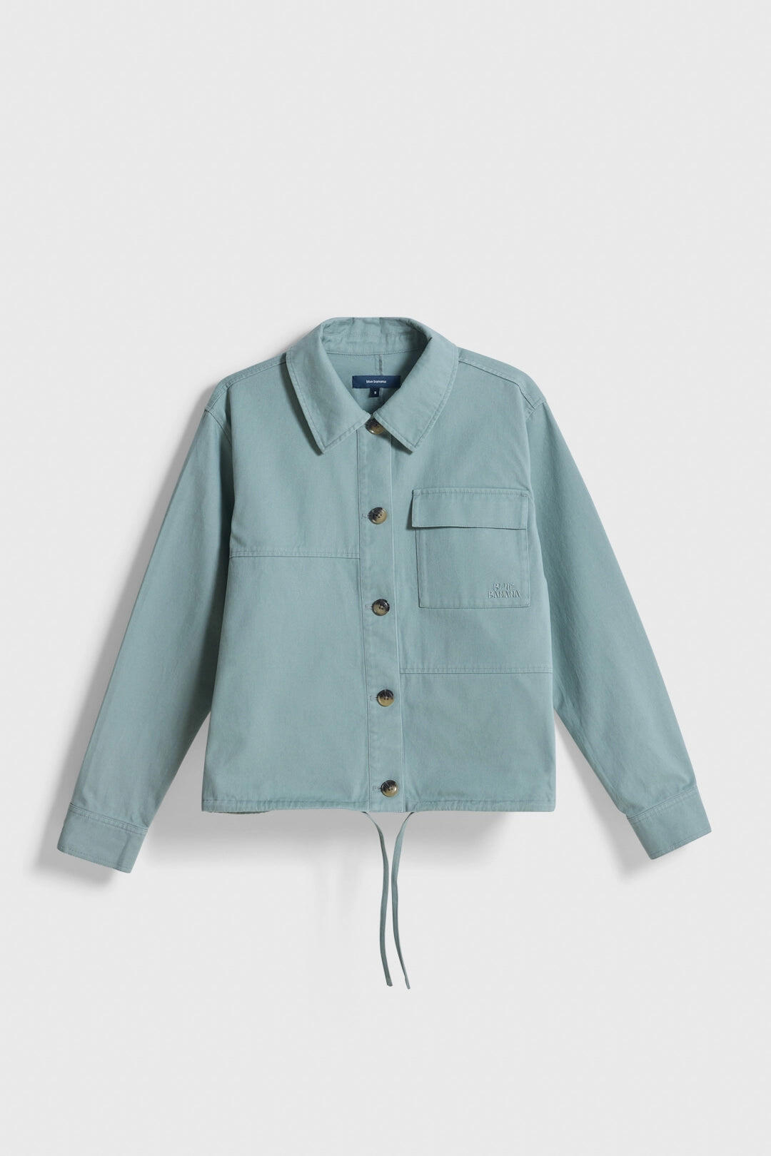Chaqueta Mujer Shirr Sage de 100% Algodón 4/4