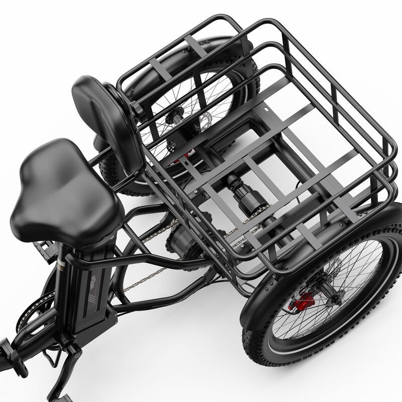 Tricicletă electrică cargo ONESPORT OT30 PRO Baterie 48V 18Ah