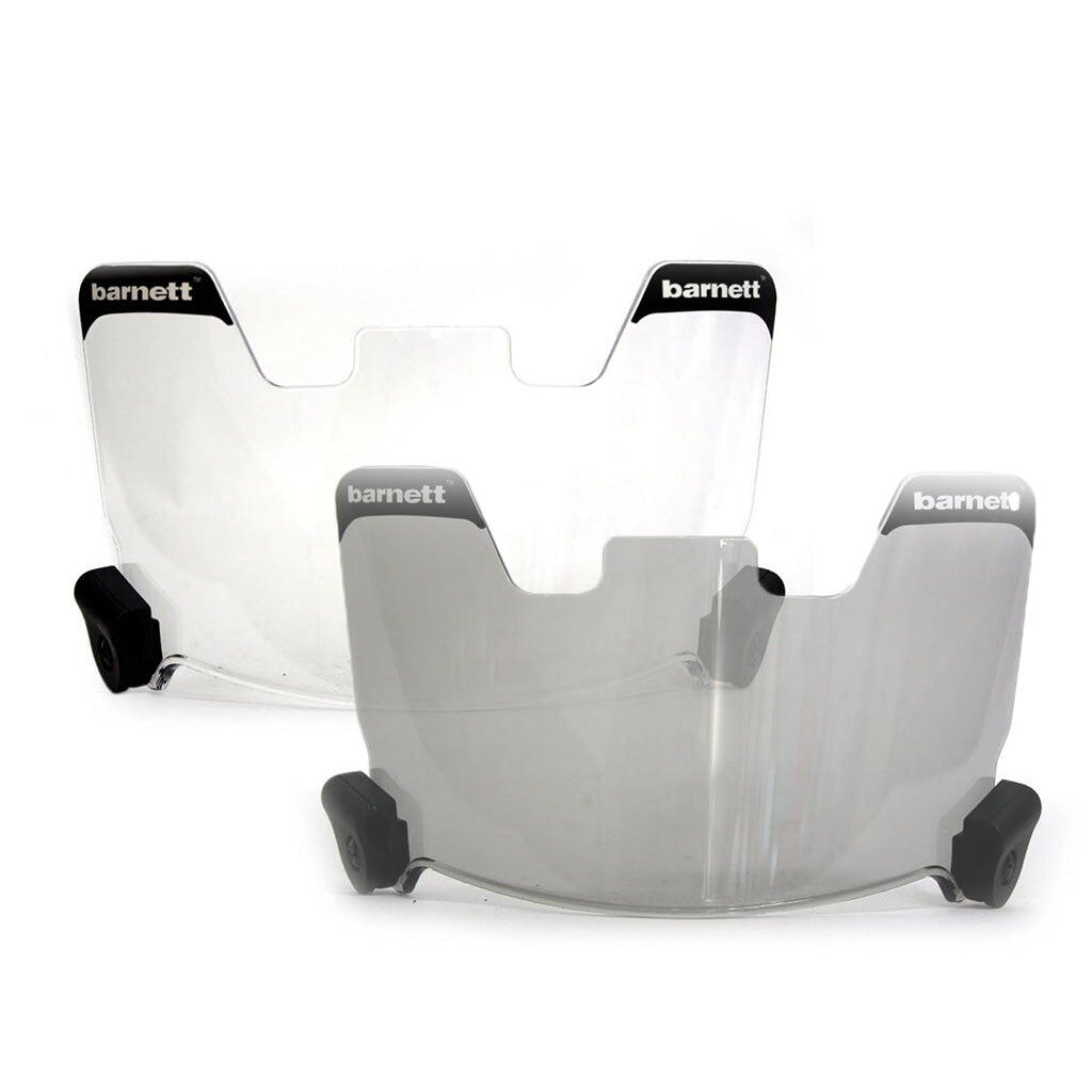 Packung mit 2 Barnett Visiere für American-Football-Helm (Klar + Getönt) 1/3