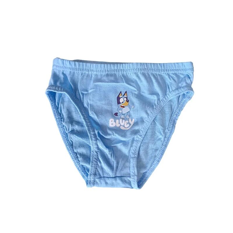 Set 3 perechi chiloți băieți, albastru, 100% bumbac, Happy, Bluey