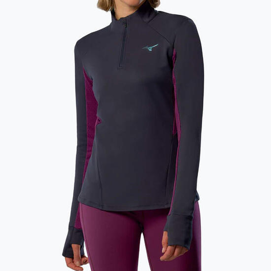 Bluza do biegania damska Mizuno Active Warm Half Zip