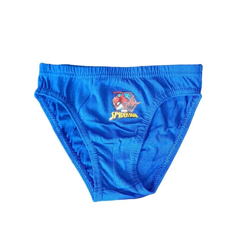 Set 3 perechi chiloți băieți, multicolor, 100% bumbac, Happy, Spiderman