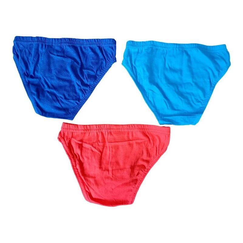 Set 3 perechi chiloți băieți, multicolor, 100% bumbac, Happy, Spiderman