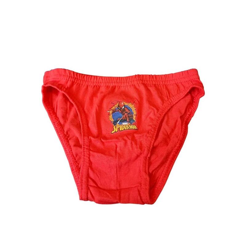 Set 3 perechi chiloți băieți, multicolor, 100% bumbac, Happy, Spiderman