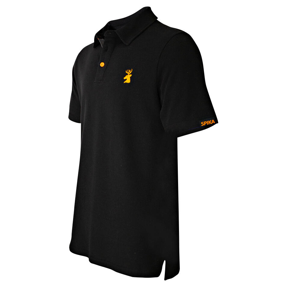 Spika GO Casual Polo Shirt Herren (Black) Größe M 2/3
