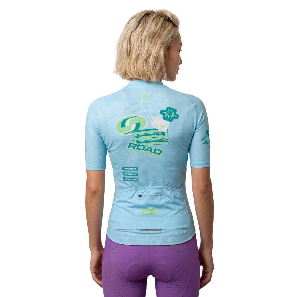 Maillot vélo mesh manches courtes femme Cyclisme M8-W NRC Blue Bleu 2/7