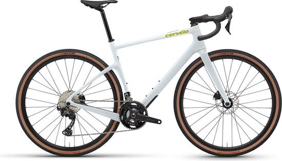 Bici gravel Cervélo Aspero Shimano GRX 12V 700 mm Bianca - Bici da esposizione