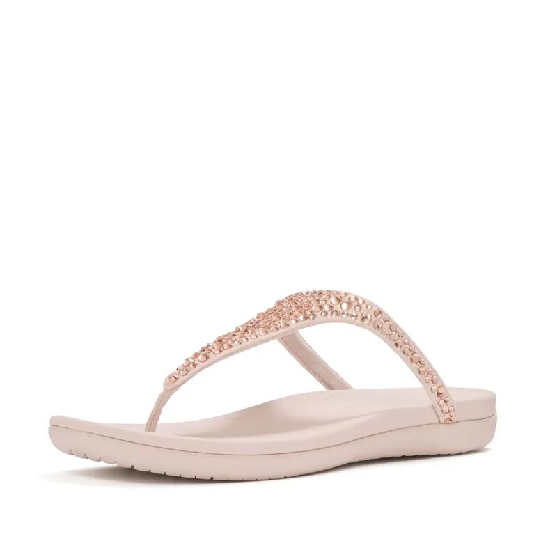 FITFLOP FitFlop Solay Mixed-Crystal Toe-Post Sandals  NAAKTROZE 41