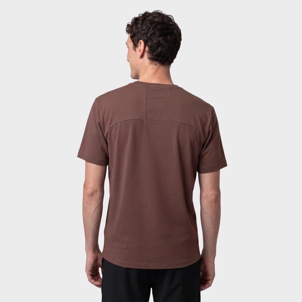 Camiseta manga corta montaña hombre Ordesa Brown Marrón 6/7