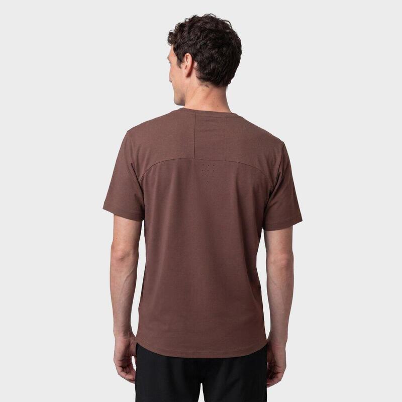 Tricou de drumeție cu mânecă scurtă pentru bărbați Ordesa Brown Maro