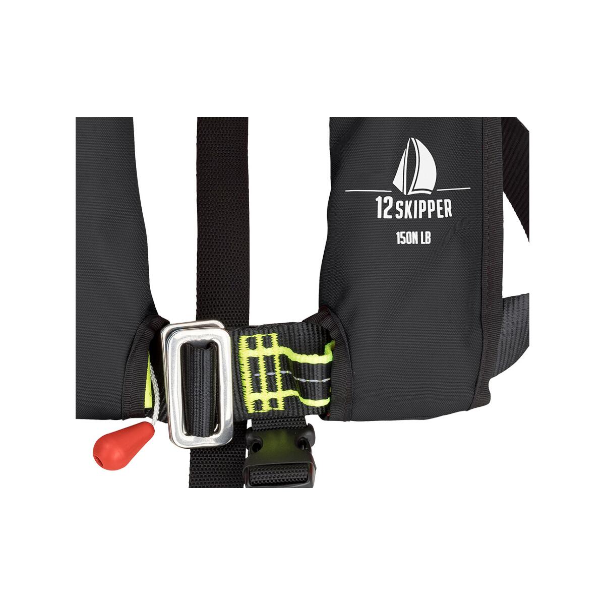 Gilet De Sauvetage Automatique 12skipper Pour Enfants ISO 150N - Sécurité Certifiée 15-40 Kg