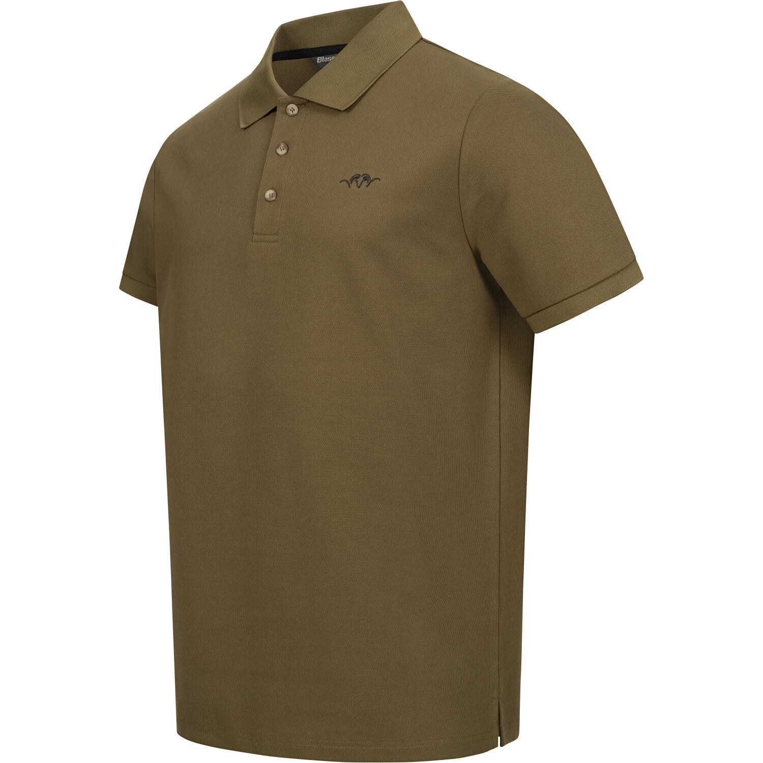 Blaser Solid Poloshirt 25 Herren (Dunkel Oliv) Größe S 4/4