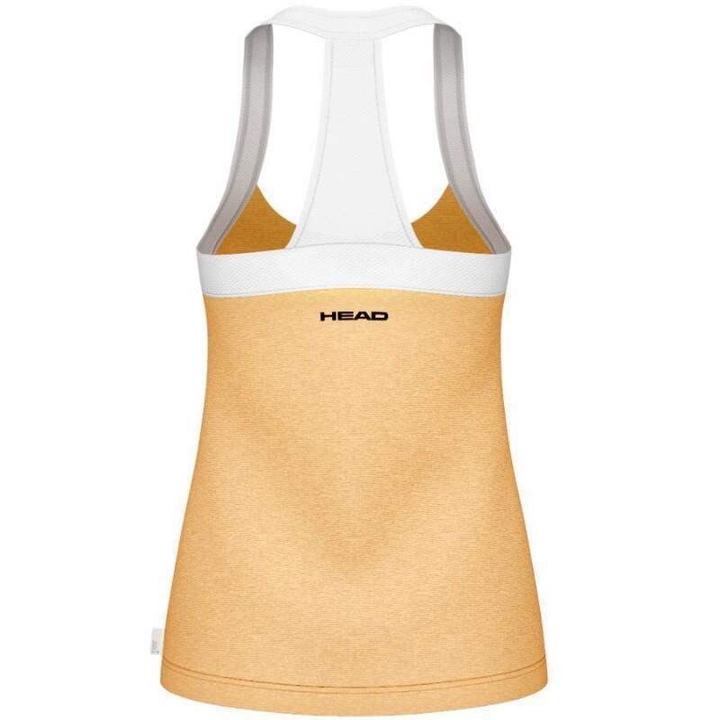 Camiseta Head Play Tech Amarillo Mujer 2/5