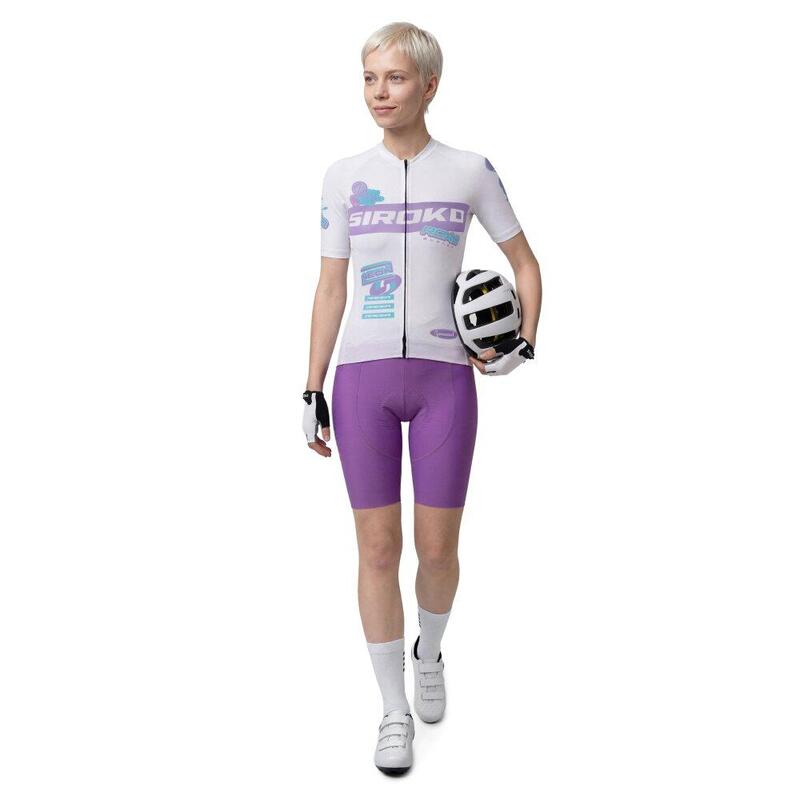Tricou de cu mâneci scurte din plasă pentru femei M8-W NRC White Alb