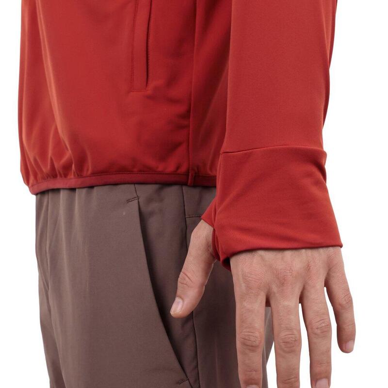 Pulover din fleece pentru pentru bărbați Platte Red Roșu