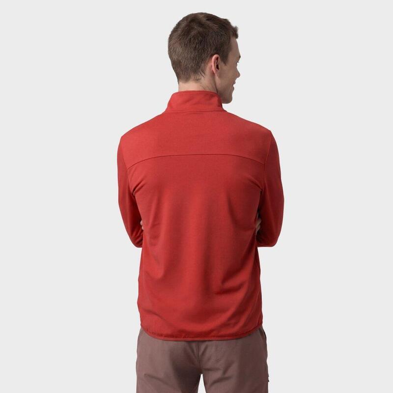 Pulover din fleece pentru pentru bărbați Platte Red Roșu