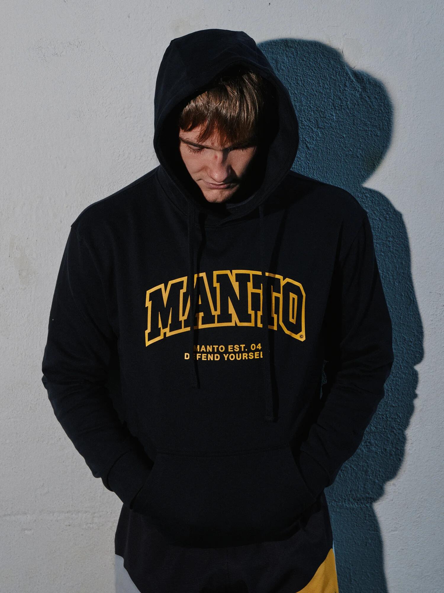 MANTO bluza z kapturem VARSITY 26 czarna 2/6