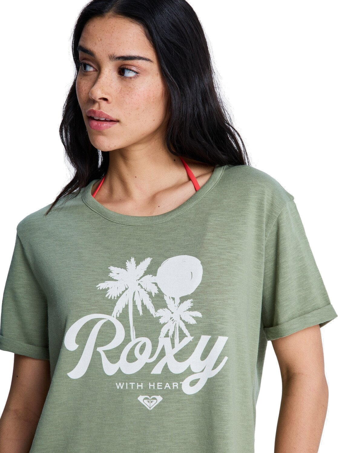 T-shirt Roxy modelo OCEANWAVE REGUL (GLD0) para mulheres 3/5