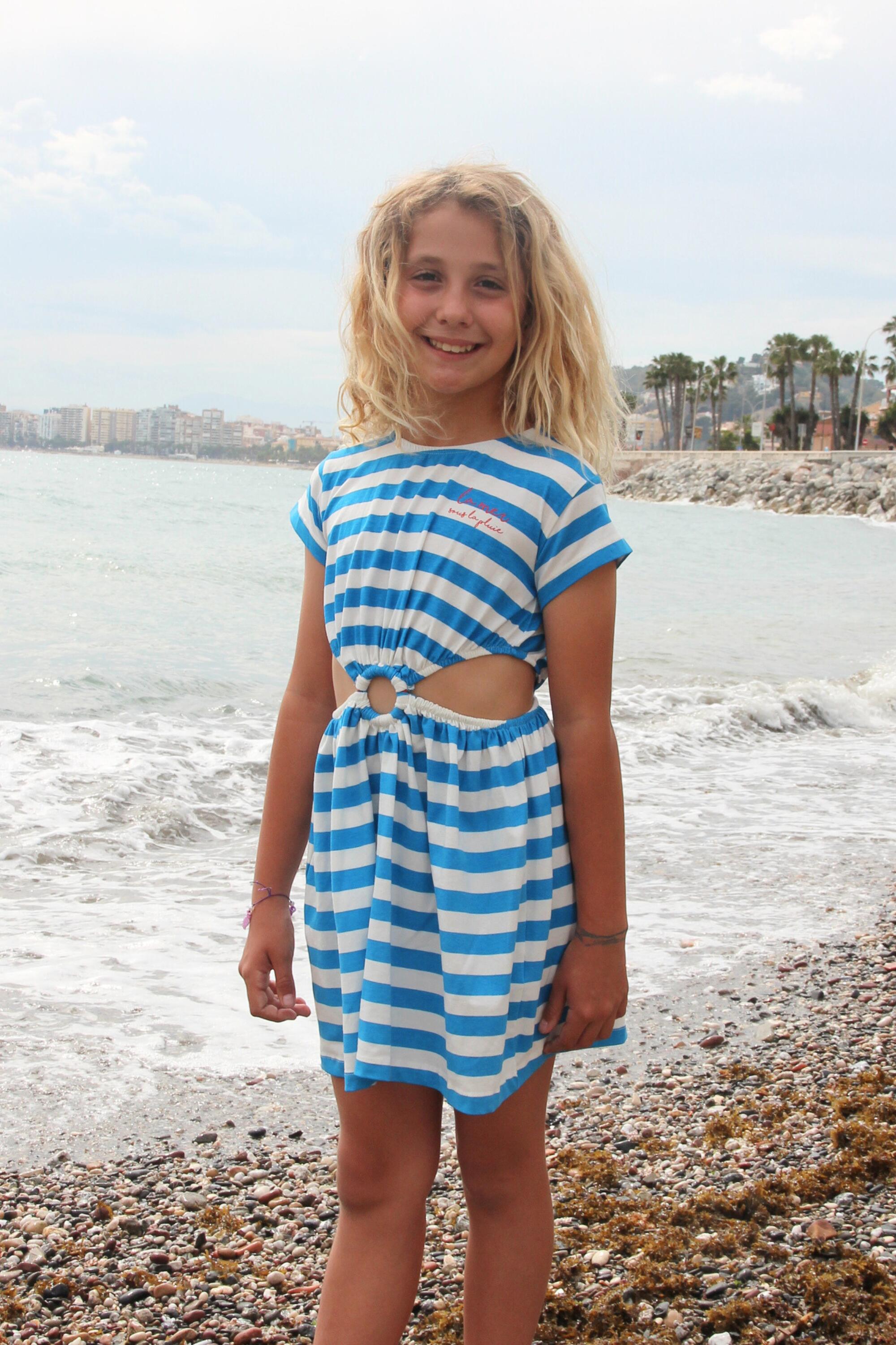 Vestido listrado para 3/5