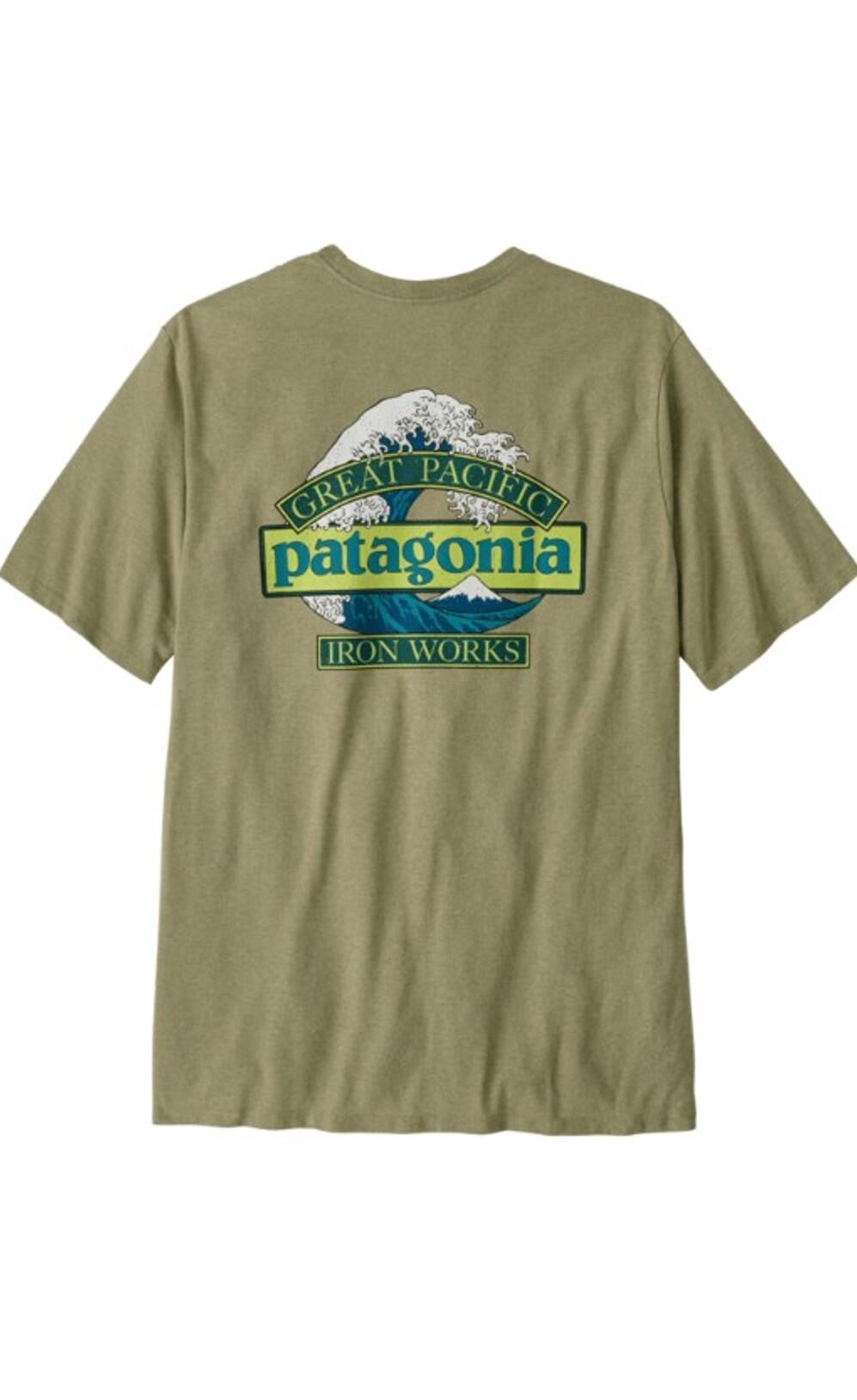 PATAGONIA Patagonia Herren Great Waves Responsibili Shirt Gumtree Green 1/2