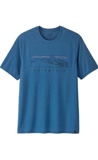 PATAGONIA Patagonia Herren Cap Cool Trail Shirt Aquatic Blue