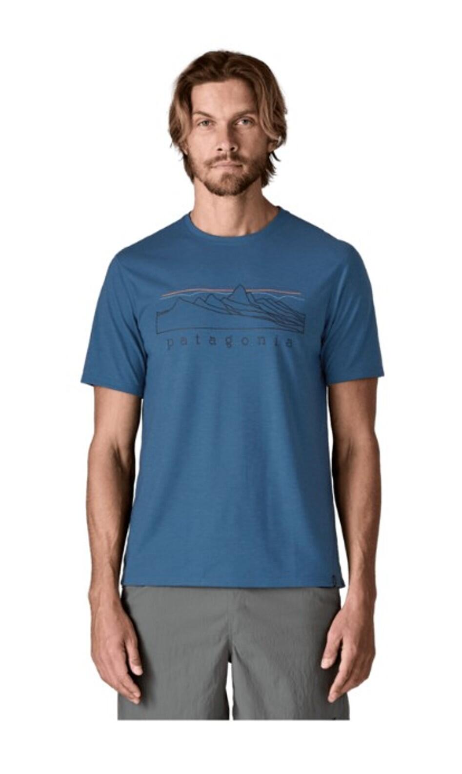PATAGONIA Patagonia Herren Cap Cool Trail Shirt Aquatic Blue 3/3