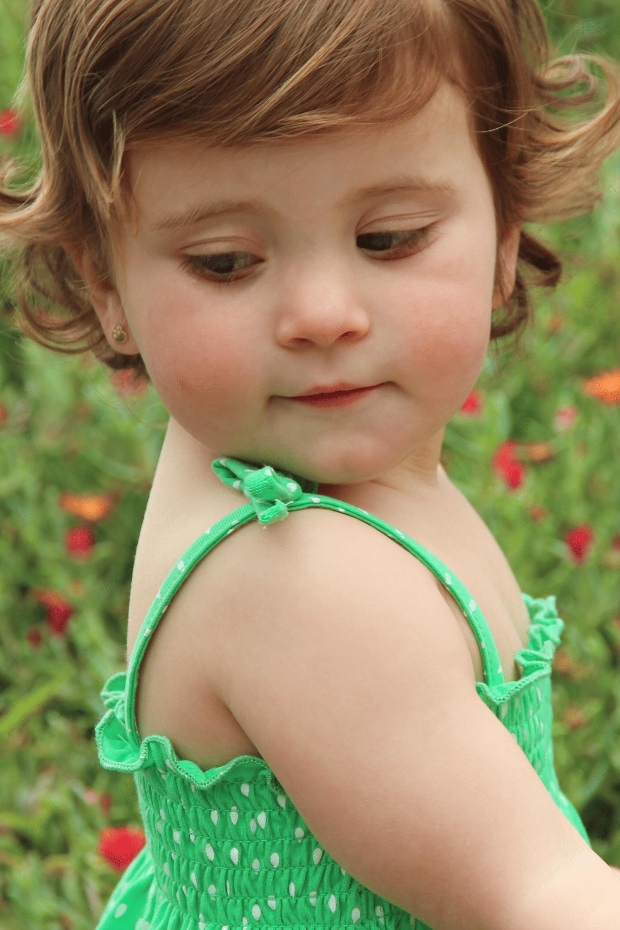 Vestido de bebê estampado 3/5