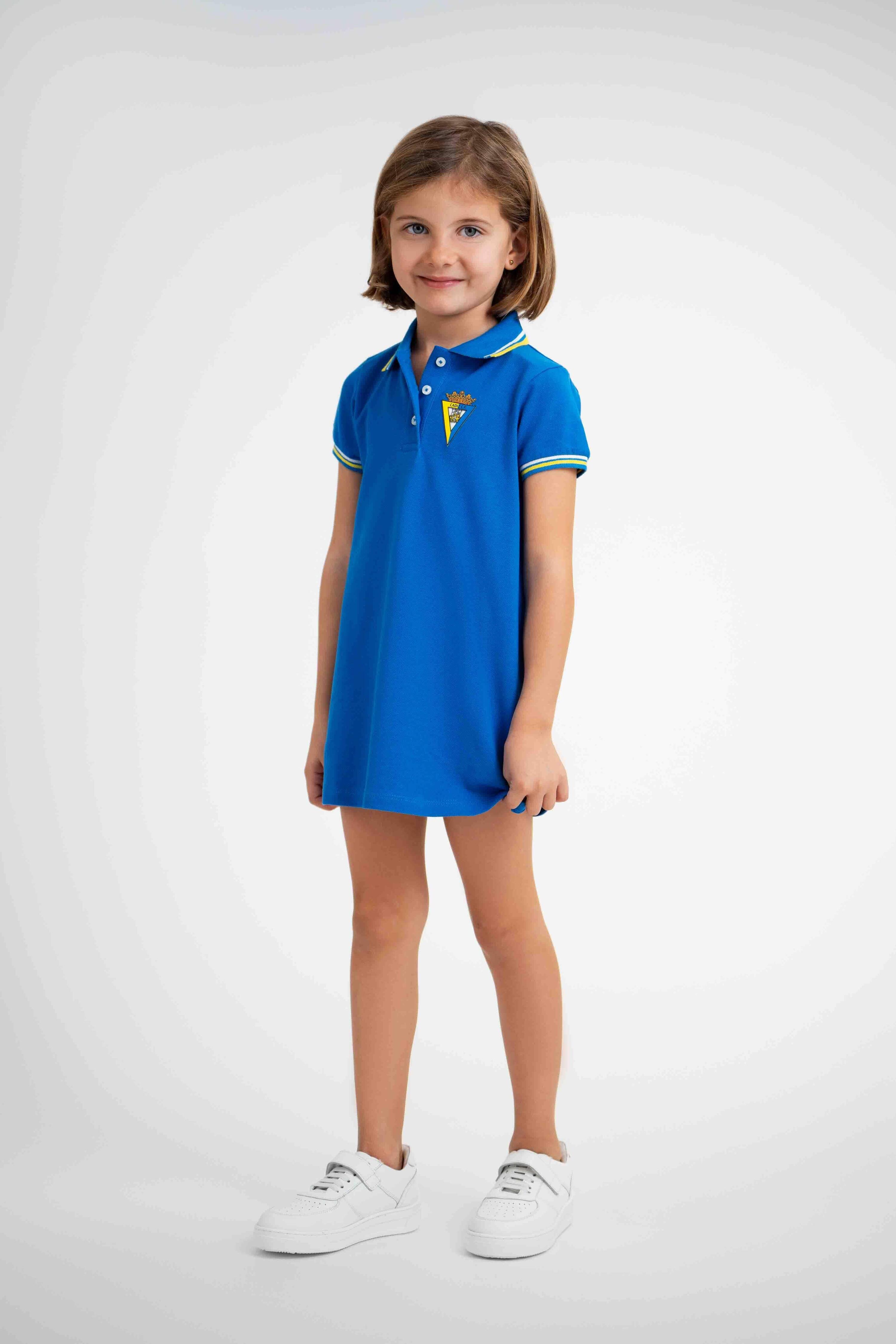 Vestido azul para meninas - Cádiz CF 2/2