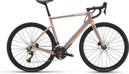 Reconditionné Gravel Bike Cervélo Aspero Shimano GRX 11V 700 mm Rose - Très Bon